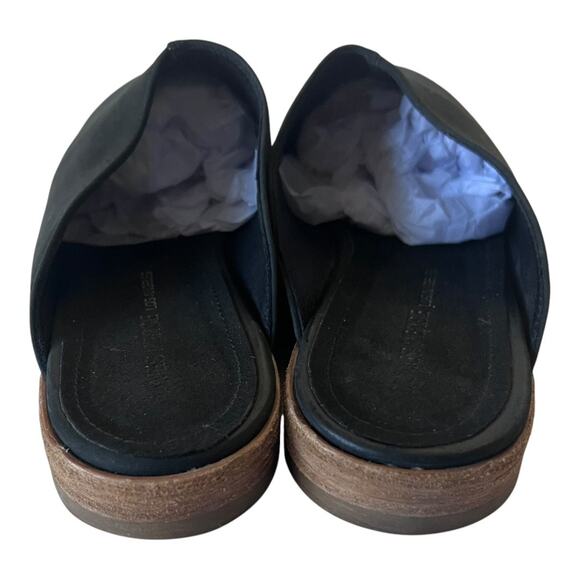 James Perse Helena Black Suede Slide On Mule Shoes Size 40 EU - Picture 5 of 11